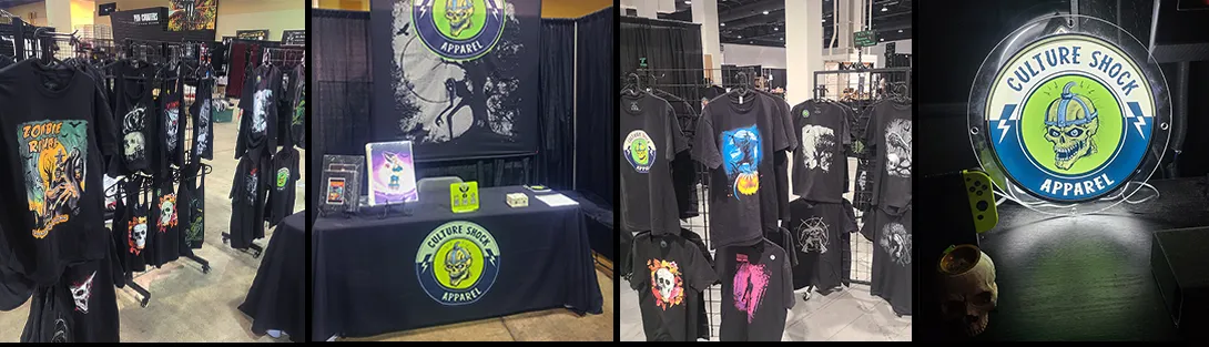 Culture Shock Apparel - Booth Life